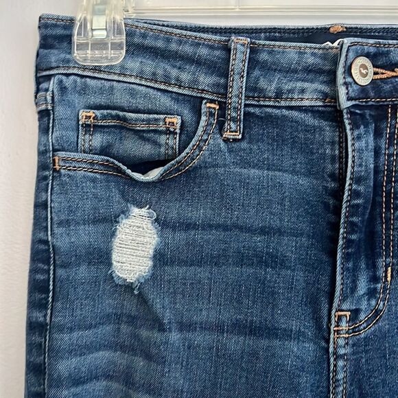 Hollister women’s juniors skinny high rise stretch jeans size 27 x 32 size 5 L - Picture 5 of 13